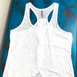 OMT Active XL Open back tank top